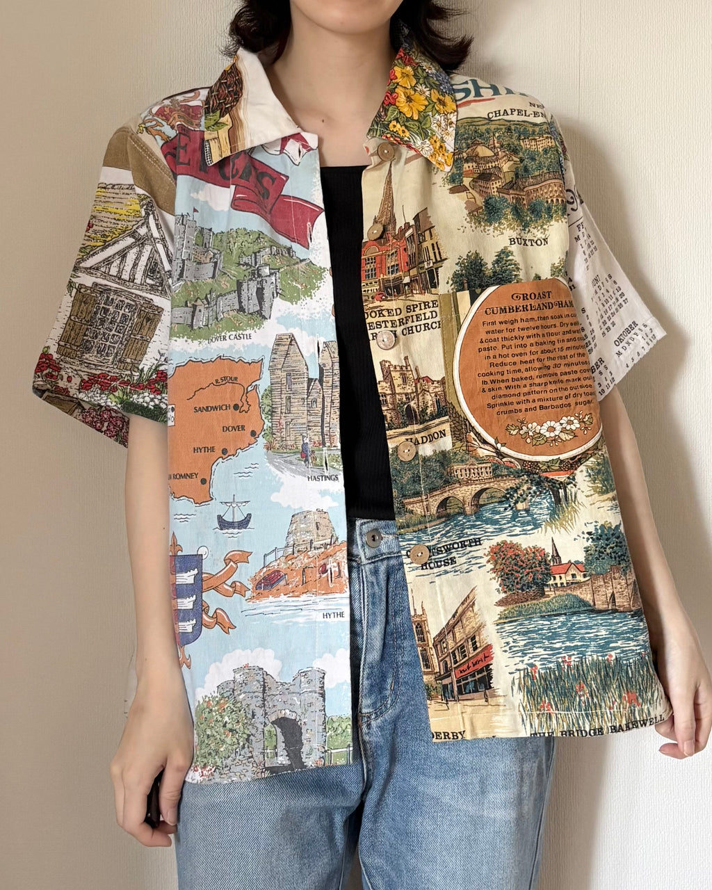 ティータオルシャツ1