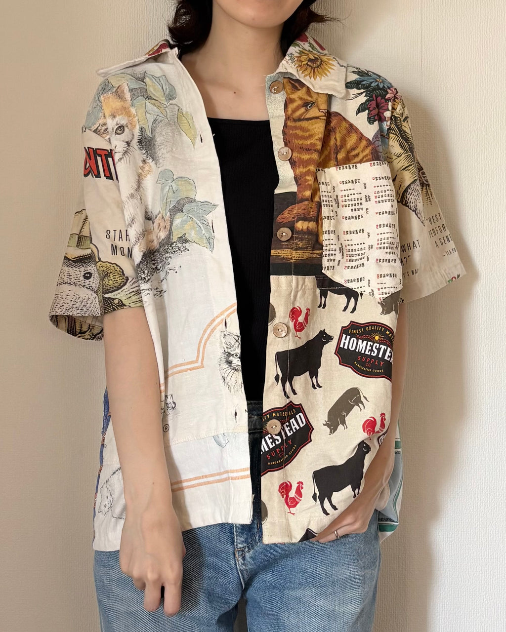 ティータオルシャツ2